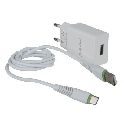 Лот: 24950328. Фото: 1. Зарядное_устройство - USB_2.1A... Зарядные устройства, блоки питания, адаптеры сетевые для смартфонов