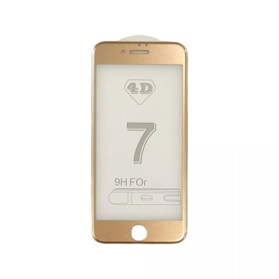 Лот: 22150911. Фото: 1. СТЕКЛО ЗАЩИТНОЕ iPhone 7G 3D GOLD... Защитные стёкла, защитные плёнки