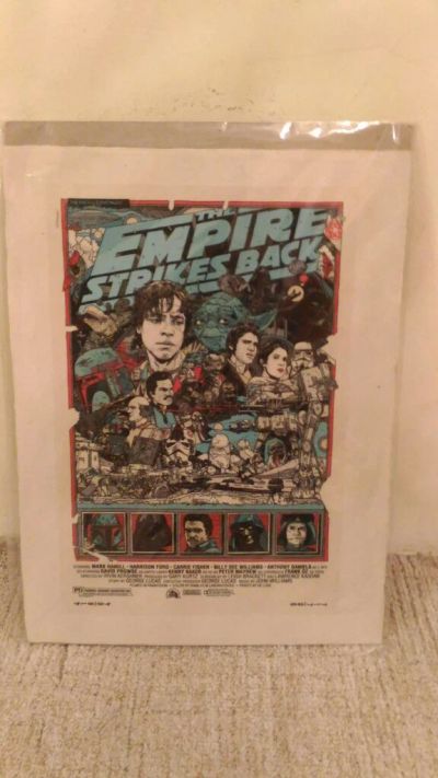 Лот: 11087957. Фото: 1. Плакат StarWars Empire strike... Другое (коллекционирование, моделизм)