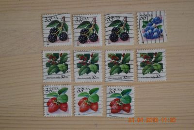 Лот: 6786989. Фото: 1. Марки США 1997г. 1999-2000гг... Марки