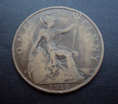 Лот: 4959539. Фото: 1. Старая иностранная монетка №22. Великобритания и острова