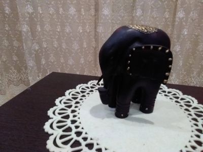 Лот: 18202569. Фото: 1. Статуэтка слон. Фигурки, статуэтки