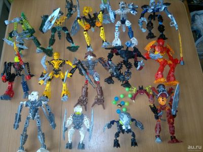 Лот: 8183579. Фото: 1. Лего Lego Bionicle 14 роботов. Конструкторы