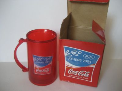 Лот: 14491420. Фото: 1. Охлаждающая кружка от Coca-cola. Кружки, стаканы, бокалы