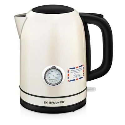 Лот: 24468634. Фото: 1. Электрический чайник Brayer BR1005YE. Чайники, кофемашины, кулеры