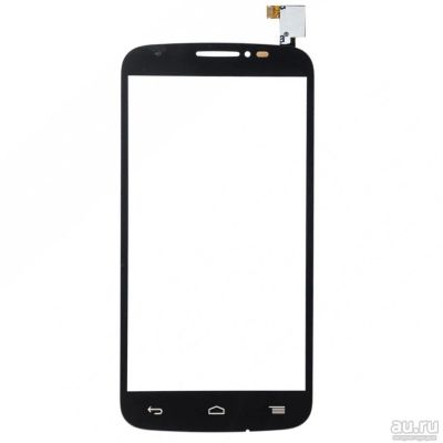 Лот: 12876923. Фото: 1. Тачскрин Alcatel OT-7041D Черный. Дисплеи, дисплейные модули, тачскрины