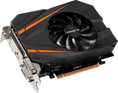 Лот: 13980031. Фото: 1. Видеокарта GTX1070 8Gb Gigabyte... Видеокарты