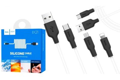 Лот: 18009213. Фото: 1. Кабель USB - Type-C Hoco X21 Plus... Дата-кабели, переходники