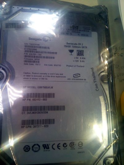 Лот: 12748596. Фото: 1. Жесткий диск 750GB Seagate ST3750330NS... Жёсткие диски (HDD)