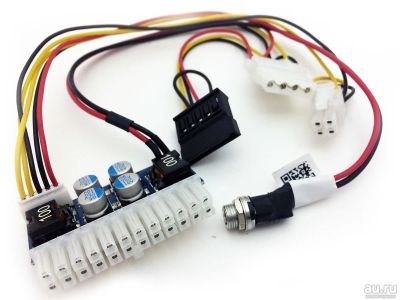 Лот: 9688048. Фото: 1. Pico PSU 24pin, 12v\160w для серверных... Корпуса, блоки питания
