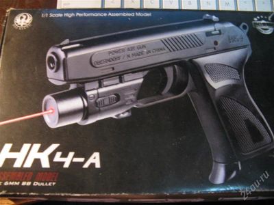 Лот: 1235824. Фото: 1. HK4-a (простяцкий страйкбольный... Пневматическое оружие