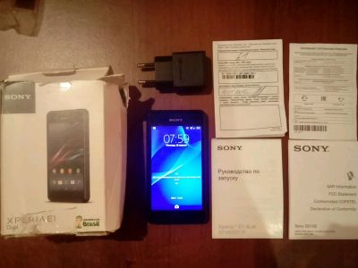 Лот: 9563857. Фото: 1. Sony Xperia E1 Dual (d2105). Смартфоны