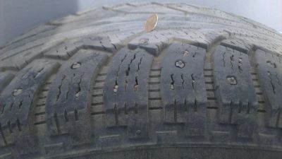 Лот: 4038914. Фото: 1. Резина зимняя шипованная Nokian... Шины