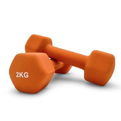 Лот: 22937510. Фото: 1. Гантель неопреновая 2кг UnixFit... Гантели