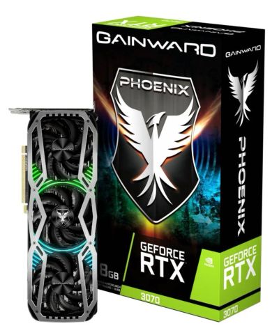 Лот: 25548298. Фото: 1. видеокарта gainward rtx 3070 ti... Видеокарты