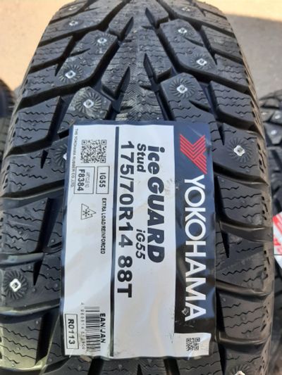 Лот: 23332516. Фото: 1. 175/70 R14 88T Yokohama Ice Guard... Шины