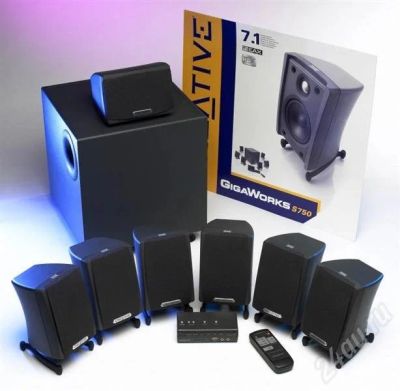 Лот: 346038. Фото: 1. Creative GigaWorks S750 7.1 пульт... Акустические системы