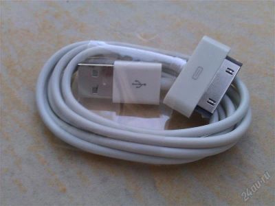 Лот: 965899. Фото: 1. USB кабель Iphone 3g, 4, Ipad... Дата-кабели, переходники