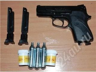 Лот: 458914. Фото: 1. пистолет а111 в отличном состоянии... Пневматическое оружие