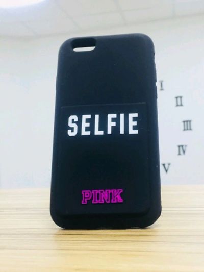 Лот: 11725344. Фото: 1. Силикон iPhone 6 Pink Черный. Чехлы, бамперы