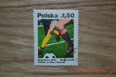 Лот: 5734961. Фото: 1. Марка Польши 1978г. Футбол. Марки