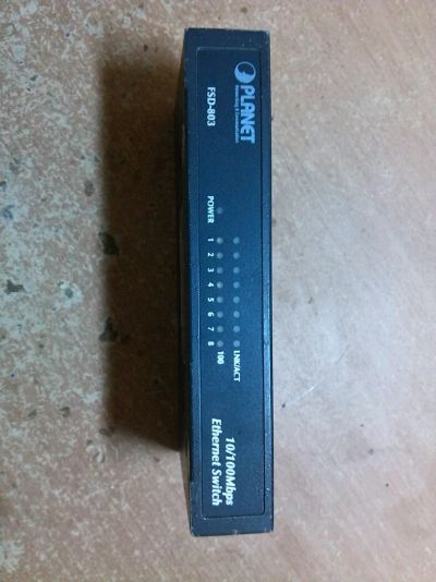 Лот: 4803584. Фото: 1. Planet FSD-803 8port switch 10... Маршрутизаторы (роутеры)