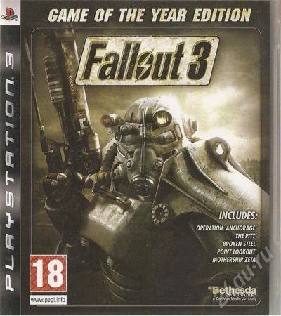 Лот: 706835. Фото: 1. PS3 FallOut 3 Game of the year... Игры для консолей