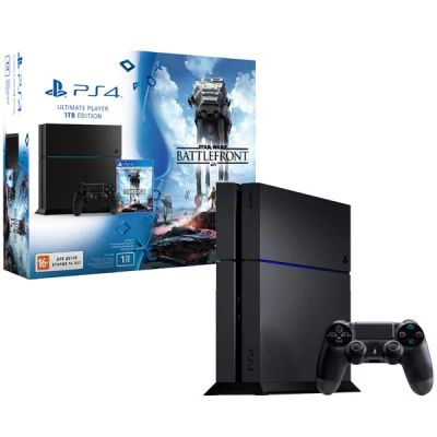 Лот: 7058120. Фото: 1. Sony ps4 1терабайт на гарантии... Игровые приставки, консоли