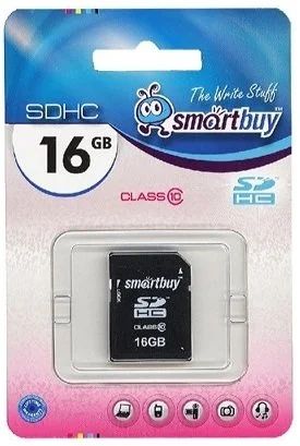 Лот: 16181475. Фото: 1. Карта памяти SDHC 16GB Smart Buy... Карты памяти