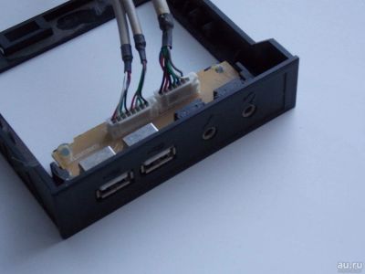 Лот: 8549128. Фото: 1. дополнительные порты (2xUSB, mic... Платы расширения, контроллеры, доп. порты