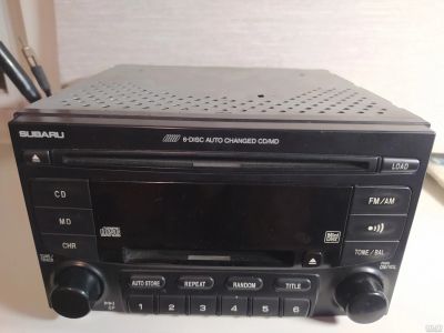 Лот: 17276701. Фото: 1. Магнитола Subaru 86201AE390 6CD... Автомагнитолы