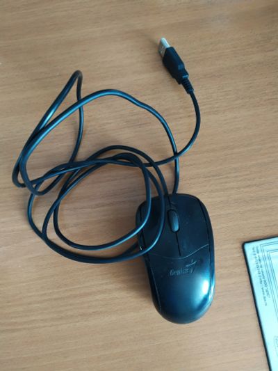 Лот: 15855073. Фото: 1. мышь Genius USB. Клавиатуры и мыши