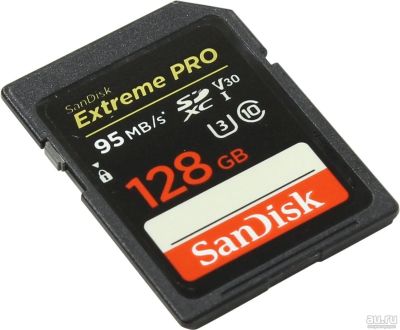 Лот: 8203487. Фото: 1. Карта памяти SD XC 128 GB SanDisk... Карты памяти