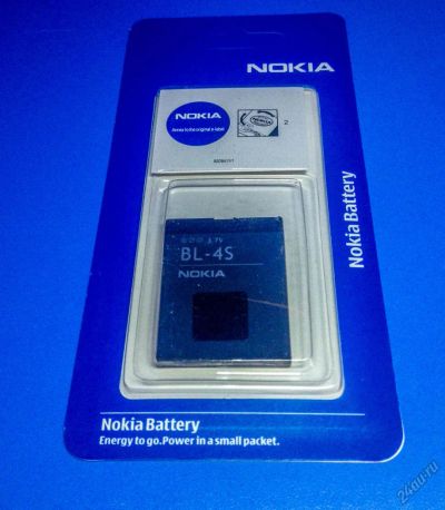 Лот: 5919566. Фото: 1. АКБ Nokia BL-4S 2680s 3600s 7020a... Аккумуляторы
