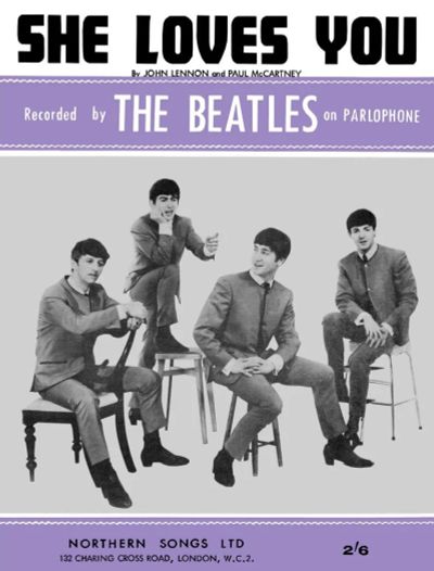 Лот: 10605632. Фото: 1. Beatles She Loves You Ноты для... Другое (литература)