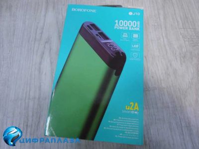 Лот: 18566198. Фото: 1. Внешний аккумулятор 10000 mAh... Внешние, портативные аккумуляторы для смартфонов (Power bank)