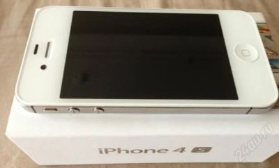 Лот: 2690953. Фото: 1. Продам iphone 4s 16gb Белый РСТ... Смартфоны