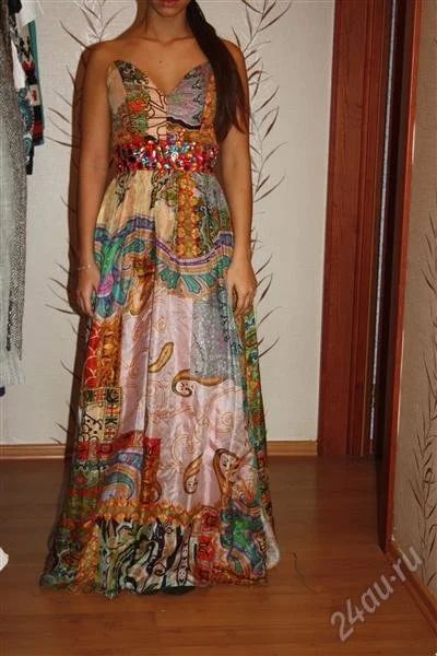 Лот: 2341755. Фото: 1. Платье вечернее, очень яркое. Платья