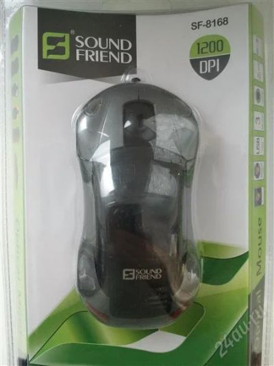 Лот: 2565827. Фото: 1. МЫШЬ - АВТО SOUND FRIEND SF-8168... Клавиатуры и мыши