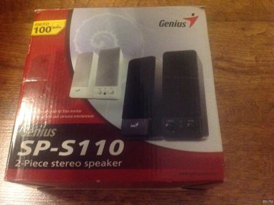 Лот: 15326447. Фото: 1. Колонки компьютерные Genius sp-s110. Портативные, беспроводные колонки