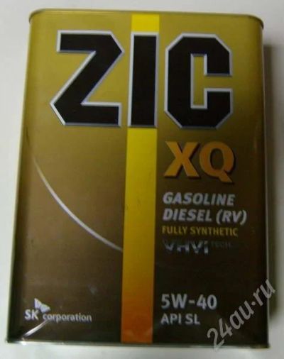 Лот: 437386. Фото: 1. ZIC XQ 5W40 SL, 4L. Масла, жидкости