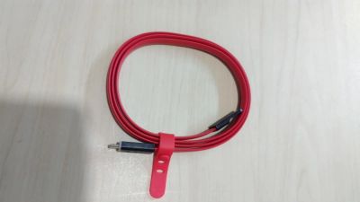 Лот: 10469203. Фото: 1. Кабель USB. Красный. Оригинальный... Дата-кабели, переходники