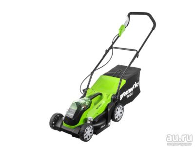 Лот: 17877493. Фото: 1. Газонокосилка GreenWorks G40LM35K2... Бензо-, мотоинструмент