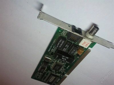 Лот: 1185597. Фото: 1. LAN ISA BNC+RJ-45 в музей 10 мегабит. Сетевые карты