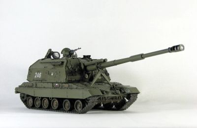Лот: 14537072. Фото: 1. Модель САУ "Мста-С" 1/35. Военная техника
