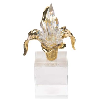 Лот: 24935876. Фото: 1. Декор настольный Garda Decor Цветок. Фигурки, статуэтки
