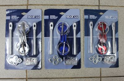Лот: 2933874. Фото: 1. Замки на капот Sparco ( Синий... Багажники, боксы, фаркопы