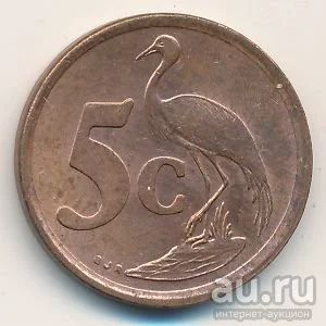 Лот: 8715910. Фото: 1. 5 центов 1997, 06 гг. ЮАР. Райский... Африка