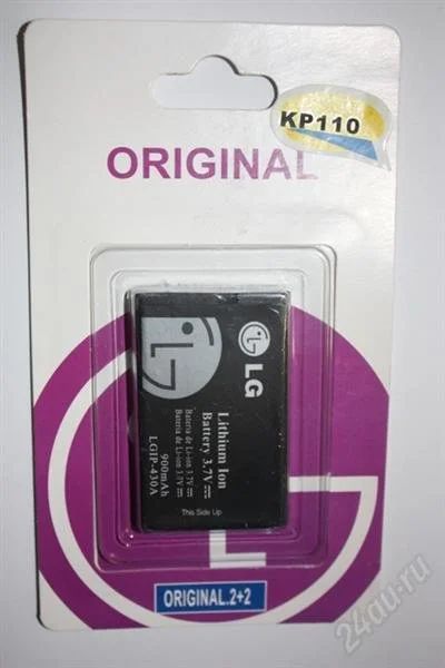 Лот: 2364914. Фото: 1. Акб LG KP110/ KP105/ KP130/ KP170... Аккумуляторы