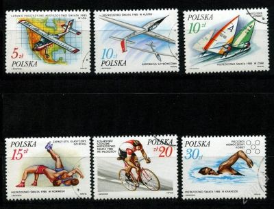 Лот: 2207087. Фото: 1. польша 1986 спорт. Марки